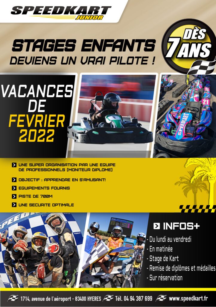 Stage pour les enfants, Speedkart