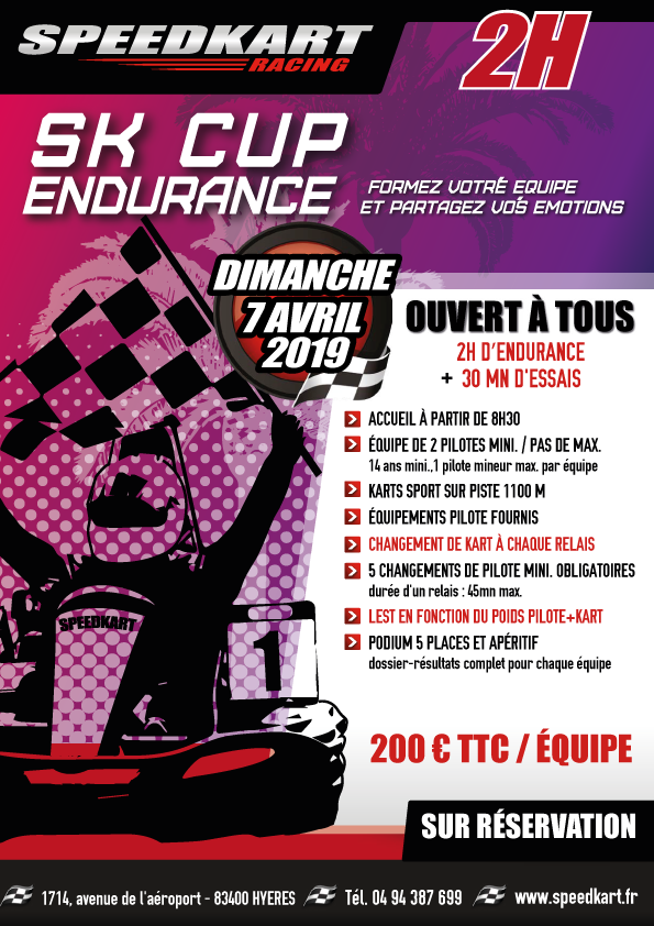 AFFICHE CUP ENDURANCE